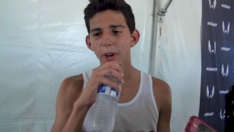 Grant Fisher last race as high schooler, 3rd in USA Jr 1500