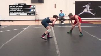 60kg Match Brock Zacherl (Clarion Wrestling Club) vs. Joey McKenna (Lehigh Valley Athletic Club)