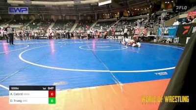 105 lbs Consi Of 8 #2 - Asher Cabral, NBWA vs Declan Trueg, Immortal Athletics WC