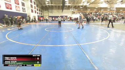 285 lbs Cons. Round 4 - Amad Soufi, Missouri Baptist University vs Trey White, Cumberlands (Ky.)