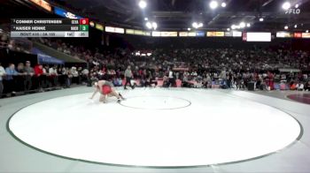 3A 165 lbs 3rd Place Match - Kaiser Henne, Nampa Christian vs Conner Christensen, Clearwater Valley