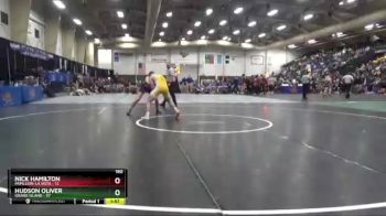 160 lbs Semis & 1st Wrestleback (8 Team) - Nick Hamilton, Papillion-La Vista vs Hudson Oliver, Grand Island