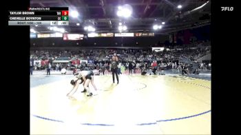 100 lbs Cons. Semi - Chevelle Boynton, Crook County vs Taylor Brown, Thunder Ridge