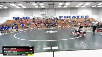 149 lbs Cons. Semis (16 Team) - Tobias Larson, Lassen College vs Anthony Nunes, Modesto Junior College