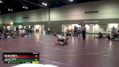 115 lbs Round 2 (16 Team) - Ellise Weets, Iowa Despicables vs Ashley Diaz, MXW - RAW