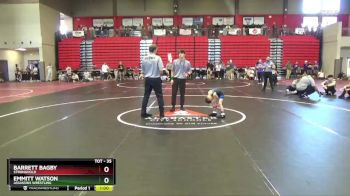 35 lbs 1st Place Match - Barrett Bagby, Stronghold vs Emmitt Watson, Assassins Wrestling