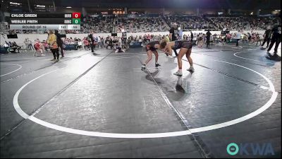 110 lbs Round Of 16 - Chloe Green, Hurricane Wrestling Academy vs Weslee Frith, Duncan Demon Wrestling