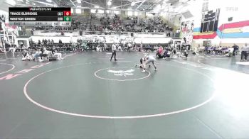 132 lbs Quarters & 1st Wb (16 Team) - Trace Eldridge, Cheyenne East vs Weston Green, Green River