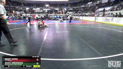 1A-4A 132 Semifinal - Shayd Arboneaux, Orange Beach High School vs Brody Hayes, T. R. Miller