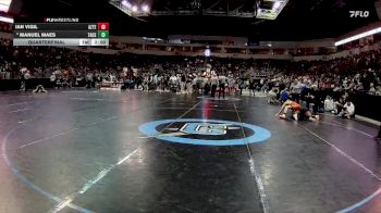 4A 127 lbs Quarterfinal - Manuel Maes, Taos vs Ian Vigil, Aztec