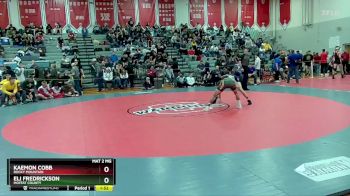 138 lbs Quarterfinal - Eli Fredrickson, Moffat County vs Kaemon Cobb, Rocky Mountain