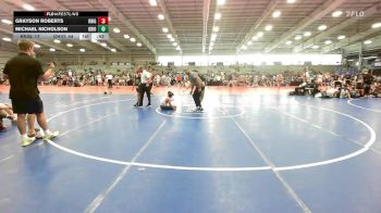 110 lbs Rr Rnd 3 - Grayson Roberts, Knights Wrestling Club vs Michael Nicholson, Ohio Titan Scarlet