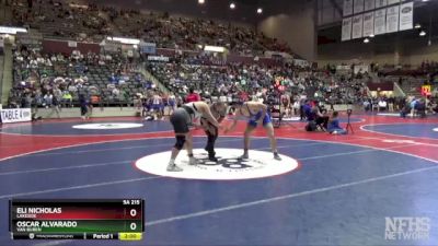 5A 215 lbs Quarterfinal - Eli Nicholas, Lakeside vs Oscar Alvarado, Van Buren