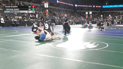 215 lbs Round Of 64 - Caleb Ocampo, Exeter (CS) vs Michael Baeza, San Dimas (SS)