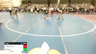 115-J lbs Final - Joseph Maimone, AMERICAN MMA AND WRESTLING vs Michael Riley, CJA