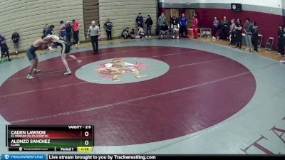 215 lbs Cons. Round 2 - Alonzo Sanchez, Clark vs Caden Lawson, El Dorado HS (Placentia)