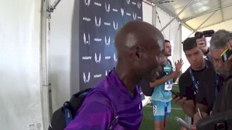 Bernard Lagat had his visa ready for world championships, disappointed after fading in 5K