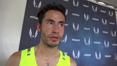Diego Estrada exhausted after 5k, contemplating future with 10k and 5k