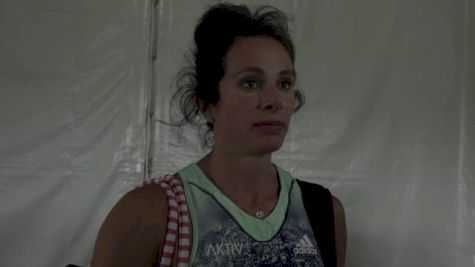 Jenn Suhr after posting world leading mark in pole vault