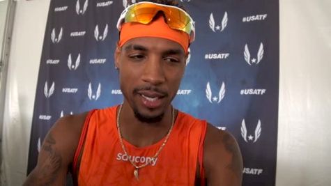 Duane Solomon after walking in the last 50m of the 800 final, says he was about to black out
