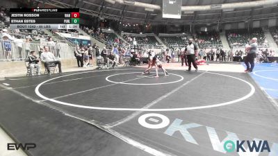 80 lbs Semifinal - Jestin Rosson, Vian Wrestling Club vs Ethan Estes, Purler Wrestling