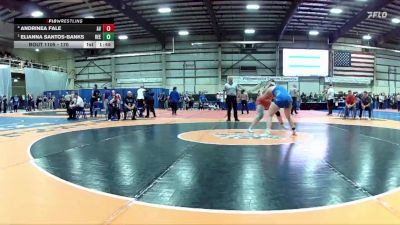 170 lbs Semifinal - Elianna Santos-Banks, Reed vs Andrinea Fale, Arbor View