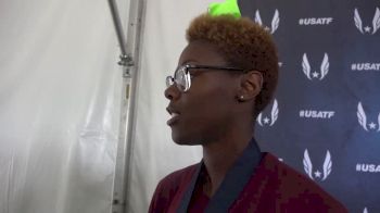 Shamier Little emotional after 400H USA title