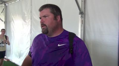 Christian Cantwell upset with officials allowing 2 warmup throws