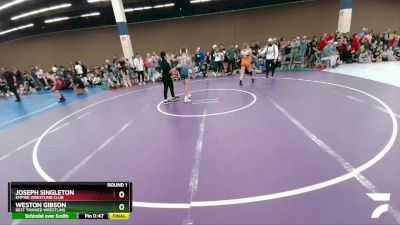 109-111 lbs Round 2 - Joseph Singleton, Empire Wrestling Club vs Weston Gibson, Best Trained Wrestling