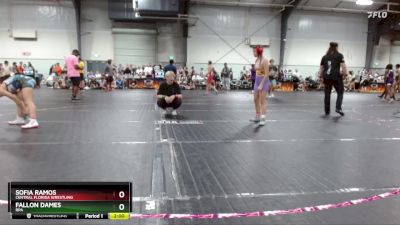 105 lbs Round 2 - Sofia Ramos, Central Florida Wrestling vs Fallon Dames, RPA