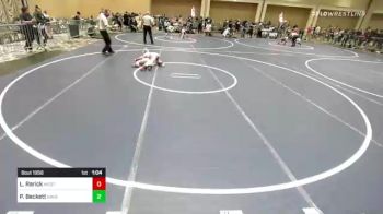 85 lbs Semifinal - Lyman Nau Rarick, Westlake WC vs Peyton Beckett, Nwwc