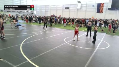52 lbs 3rd Place - Roman Rosales, Tucson Cyclones vs Diego Coor, Manu WC