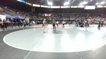 125 lbs Cons. Round 7 - Zuri Tavarez, South Fremont vs Ava Williams, Bishop Kelly
