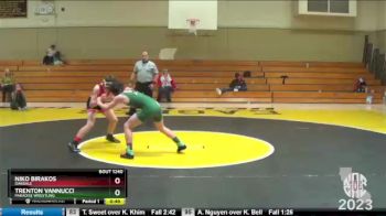 100 lbs Cons. Round 5 - Niko Birakos, Oakdale vs Trenton Vannucci, Paradise Wrestling