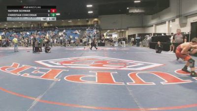 126 lbs Round Of 64 - Hayden Schwab, IA vs Christian Corcoran, IL