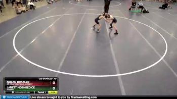 70 lbs Champ. Round 1 - Nolan Draxler, St. Paul Wrestling Academy vs Jarett Moenkedick, Hibbing