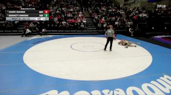 6A 132 lbs Champ. Round 1 - Jaden Suarez, Corner Canyon vs Bennett Hinkins, Herriman