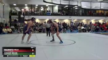 285 lbs Prelim - Connor Bizjak, John Carroll University vs Rigoberto Villa, Defiance Collge
