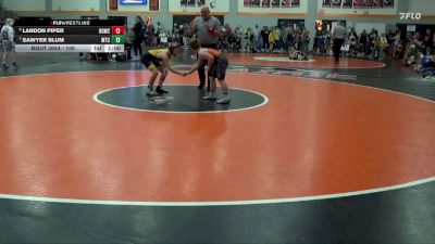 100 lbs Semifinal - Landon Piper, Big Game Wrestling Club vs Sawyer Blum, McDominate Training Center