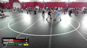 285 lbs Champ. Round 1 - Deacon Ward, Myrmidon Wrestling vs Mason Werfal, Wisconsin