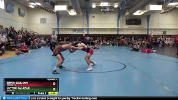 132 lbs Round 3 (10 Team) - Victor Salazar, Mead vs Owen Gillham, Sidney