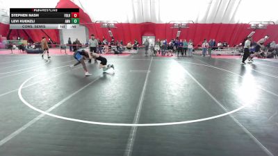 USA Junior Boys - 120 lbs Cons. Semis - Stephen Nash, Fond Du Lac High School Wrestling vs Levi Kuenzli, Askren Wrestling Academy