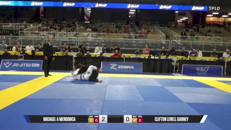 Clifton Lenell Barney vs Michael A Mendonca 2025 Pan Jiu Jitsu IBJJF Championship