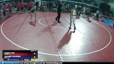 112 lbs Cross Bracket (8 Team) - Jaden Thai, Hawaii vs Gunner Knudsen, Utah