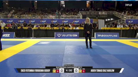 Aiden Tomas Diaz Harlow vs Enzo Futemma Furukawa Godoy 2026 Pan Kids Jiu-Jitsu IBJJF Championship
