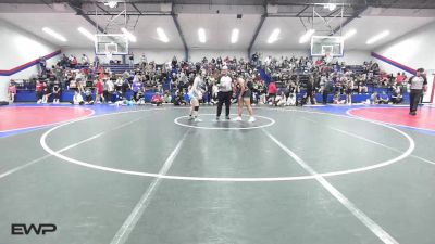 145-155 lbs Consi Of 4 - Sara Mathew, Tulsa Union Girls vs Emily Weathers, Bartlesville Junior High