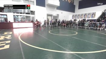 126 lbs Cons. Round 2 - Ryan Kwon, Beverly Hills vs Diego Arias, La Mirada