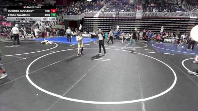 78 lbs Round Of 16 - Rowdee Goolsbey, Powell Wrestling Club vs Ethan Swanson, Mountain Grapplers WC