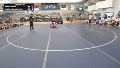 106 lbs Keyen Taplin, Kansas vs Chase VanPortfliet, Michigan Blue