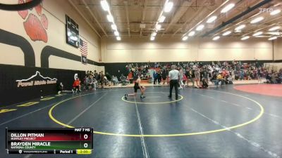 126C Round 3 - Brayden Miracle, Natrona County vs Dillon Pitman, Huntley Project